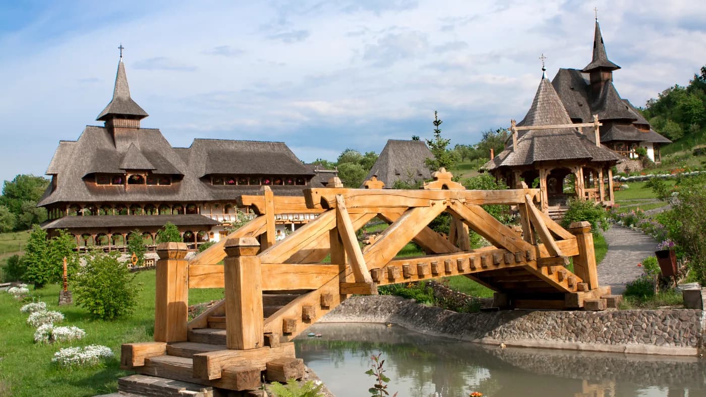 The wooden monastery of Bârsana, Maramureș